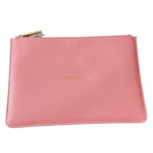 KATIE LOXTON Pretty In Pink Zip Pouch Pink NEW